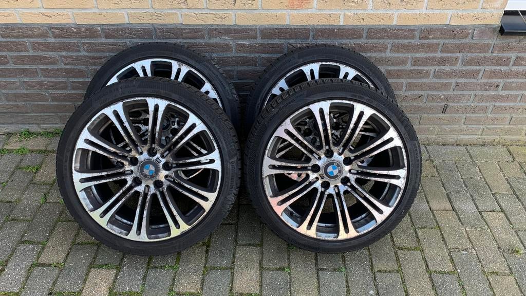 Winterbanden 225/40/18 voor BMW, Auto-onderdelen, Banden en Velgen, Ophalen, 18 inch, Gebruikt, Banden en Velgen