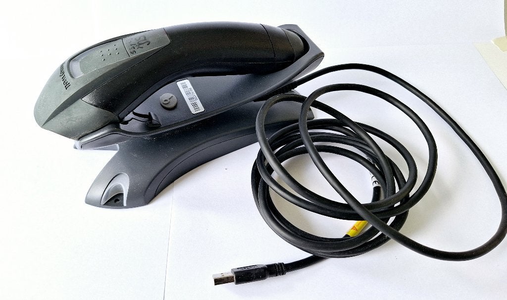 Honeywell barcode scanner draadloos, Computers en Software, Ophalen of Verzenden, Gebruikt, Barcodescanner, Honeywell