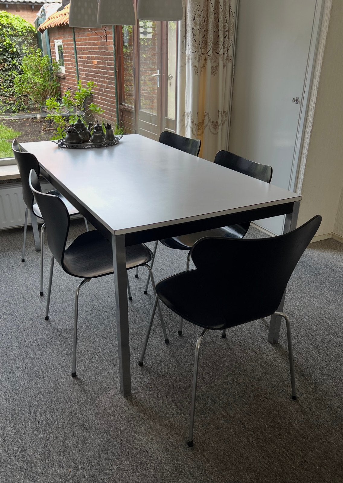 Martin Visser tafel, spectrum, jaren 60, Huis en Inrichting, Ophalen, Gebruikt, 100 tot 150 cm, 50 tot 100 cm