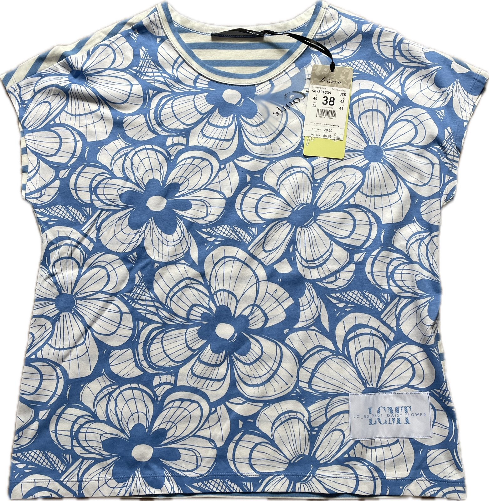 Shirt Lecomte, Kleding | Dames, Maat 38/40 (M), Verzenden, Wit, Nieuw