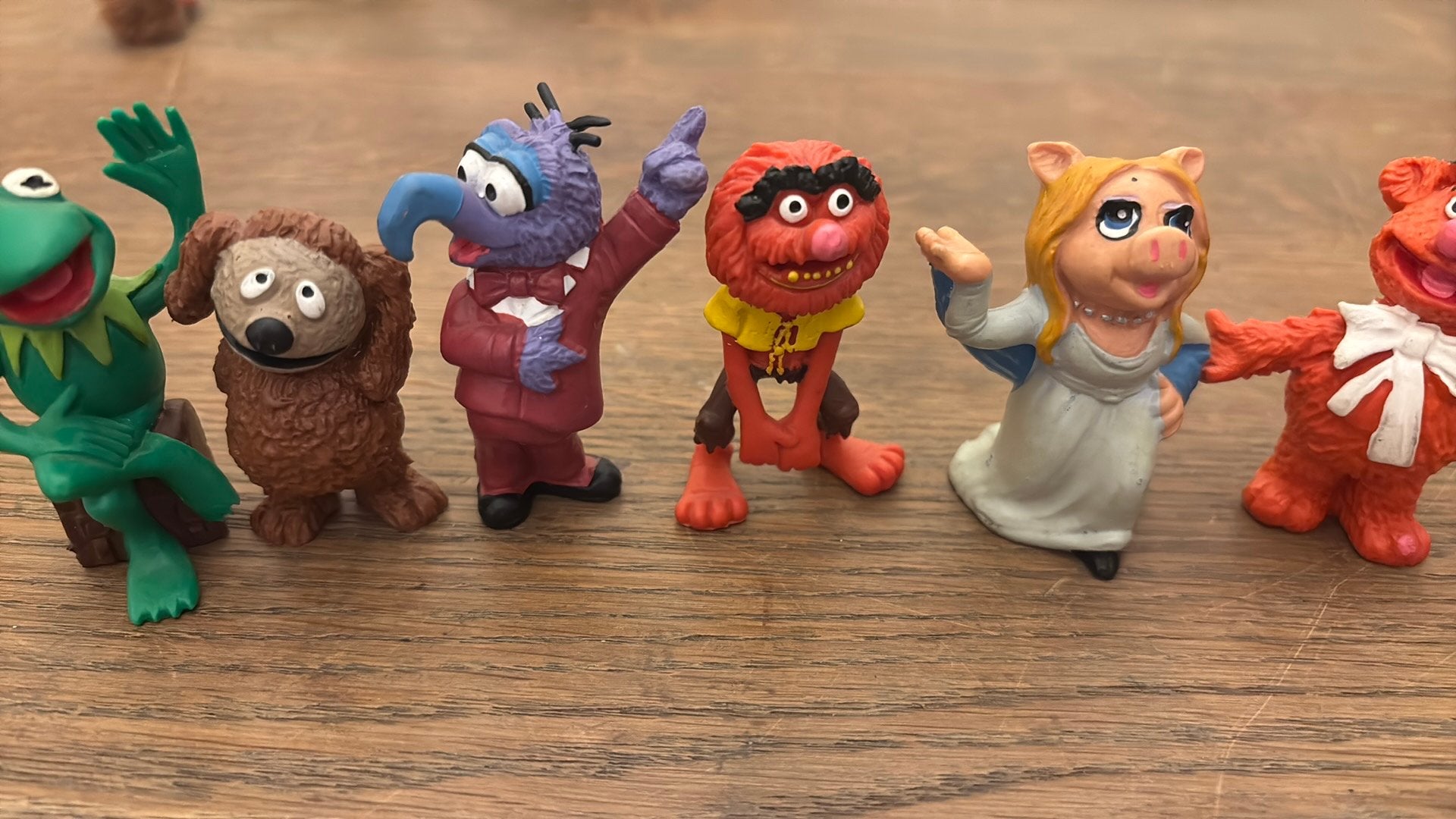l: Complete vintage Muppets Schleich set (6 stuks) 1976/1979, Ophalen of Verzenden, Zo goed als nieuw