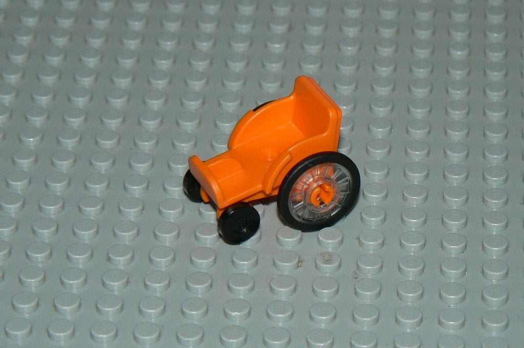 L1345 Rolstoel oranje, Ophalen of Verzenden, Nieuw, Losse stenen, Lego