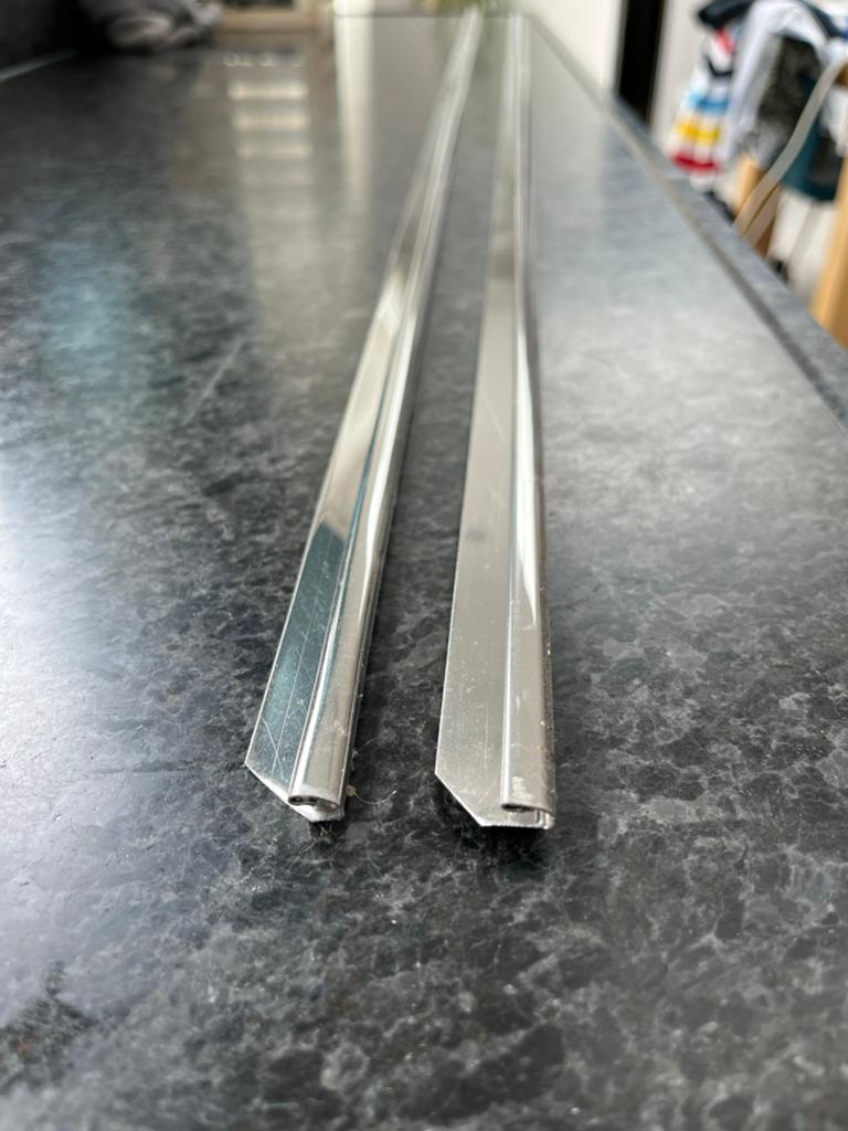 VW T1 Onderdelen: Sierlijst, Bekleding, RVS Strips (Nieuw), Nieuw, Ophalen of Verzenden, Spatbord, Volkswagen