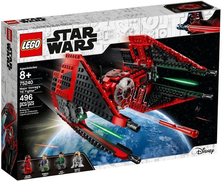 Lego Star Wars 75240  Major Vonreg's TIE Fighter, Star Wars, Lego, Nieuw, Ophalen of Verzenden