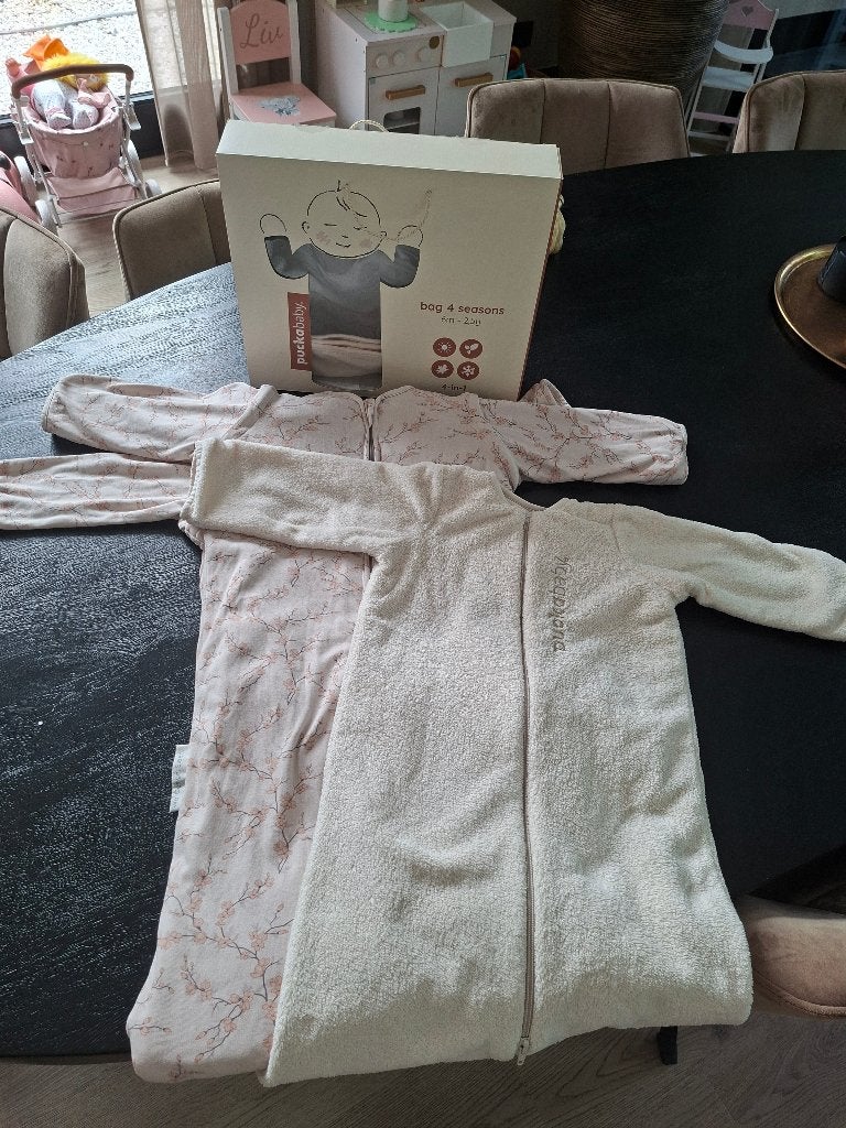 Puckababy 4-seizoenen slaapzakken (2 stuks), Wasbaar, Puckababy, Ophalen of Verzenden, Zo goed als nieuw