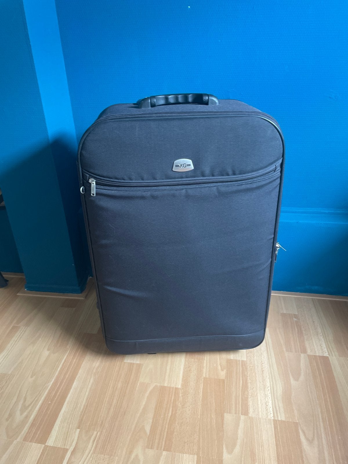 Zwarte koffer 70x50cm met wieltjes en uitschuifbare handgree, Sieraden, Tassen en Uiterlijk, Koffers, Ophalen, Gebruikt, 45 tot 55 cm