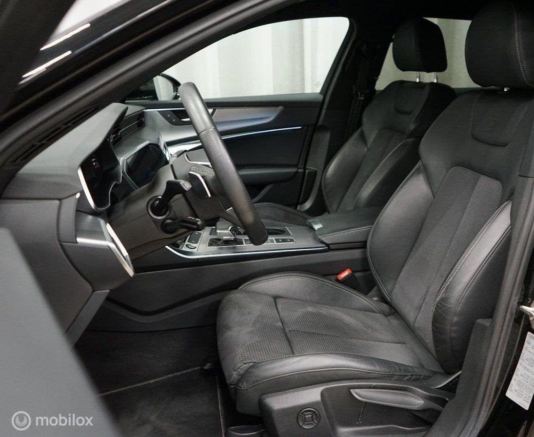 Audi A6 Avant 55 TFSI e quattro S Line Competition trekhaak, Auto's, Automaat, Gebruikt, 4 cilinders, Zwart