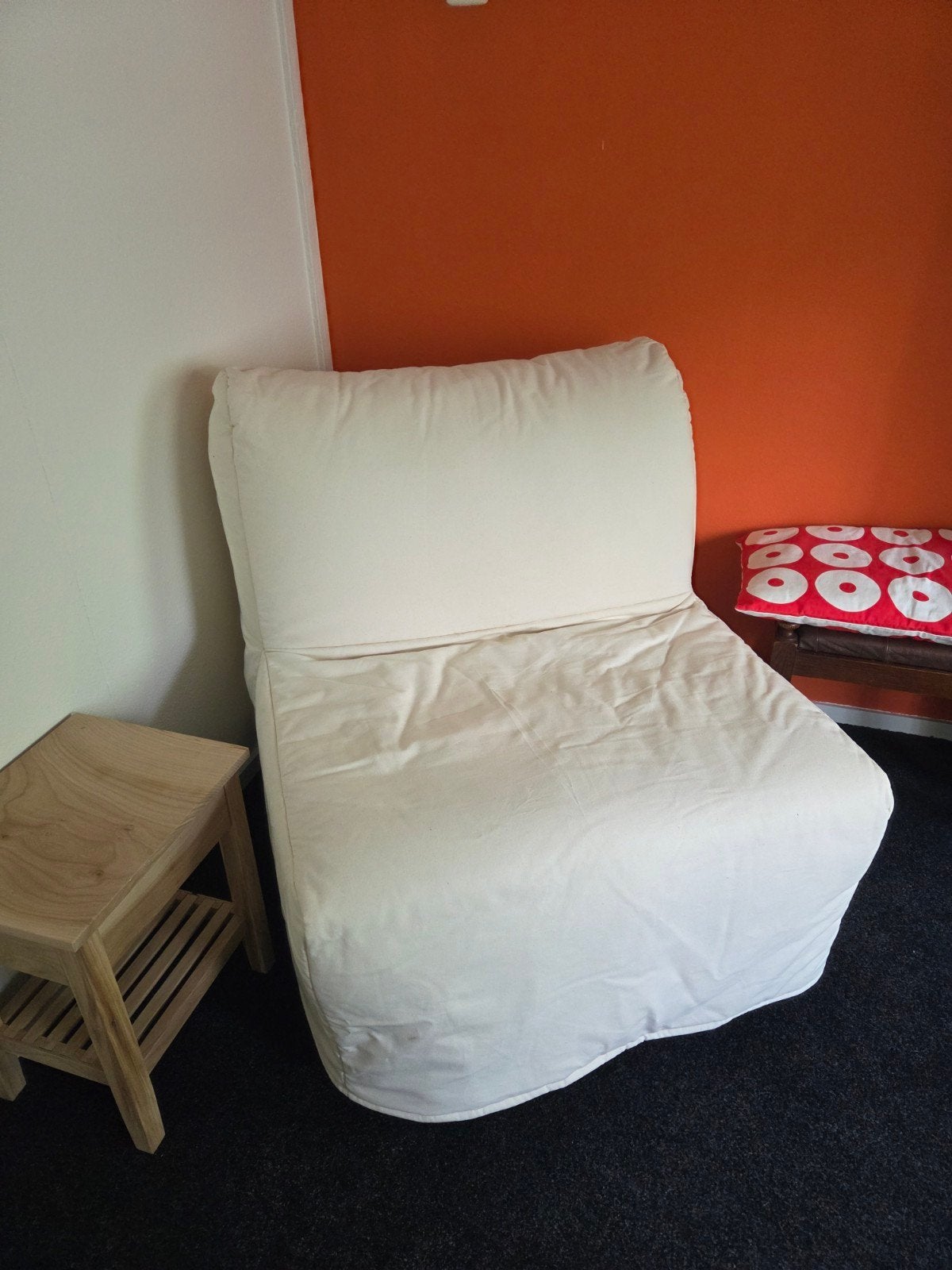 Hoes voor Ikea Lycksele slaapstoel, beige, Ophalen of Verzenden, Zo goed als nieuw, Overige kleuren, Stof
