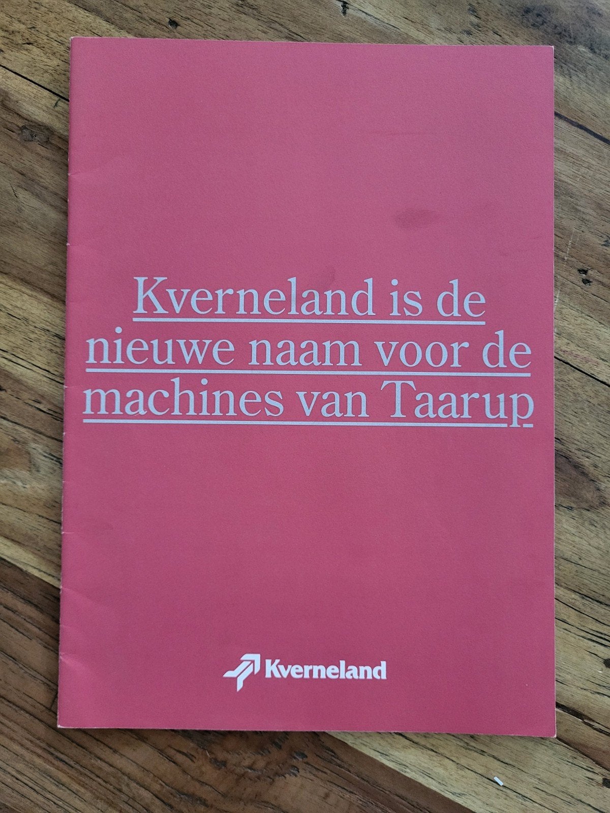 tractor folder Kverneland is de nieuwe naam voor Taarup, Ophalen of Verzenden
