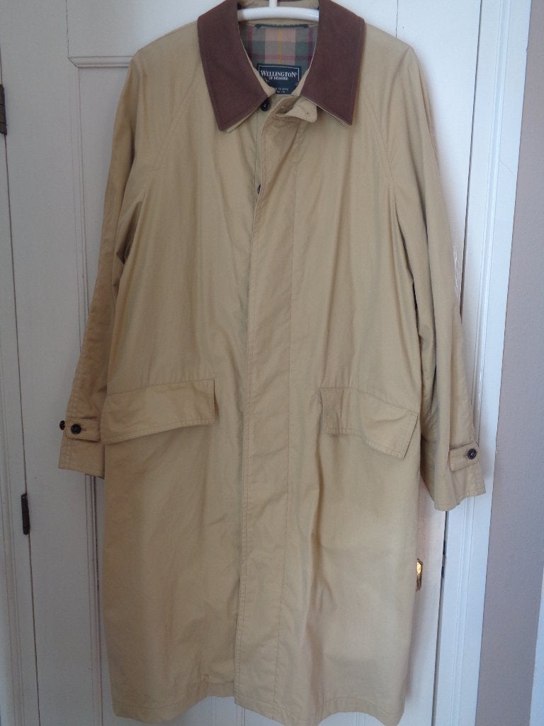WELLINGTON OF BILMORE  trenchcoat:mt 54, Maat 52/54 (L), Bruin, Ophalen of Verzenden, Zo goed als nieuw