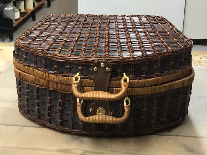 Picknickmand riet / rotan, Ophalen of Verzenden, Onbekend, Onbekend, Onbekend