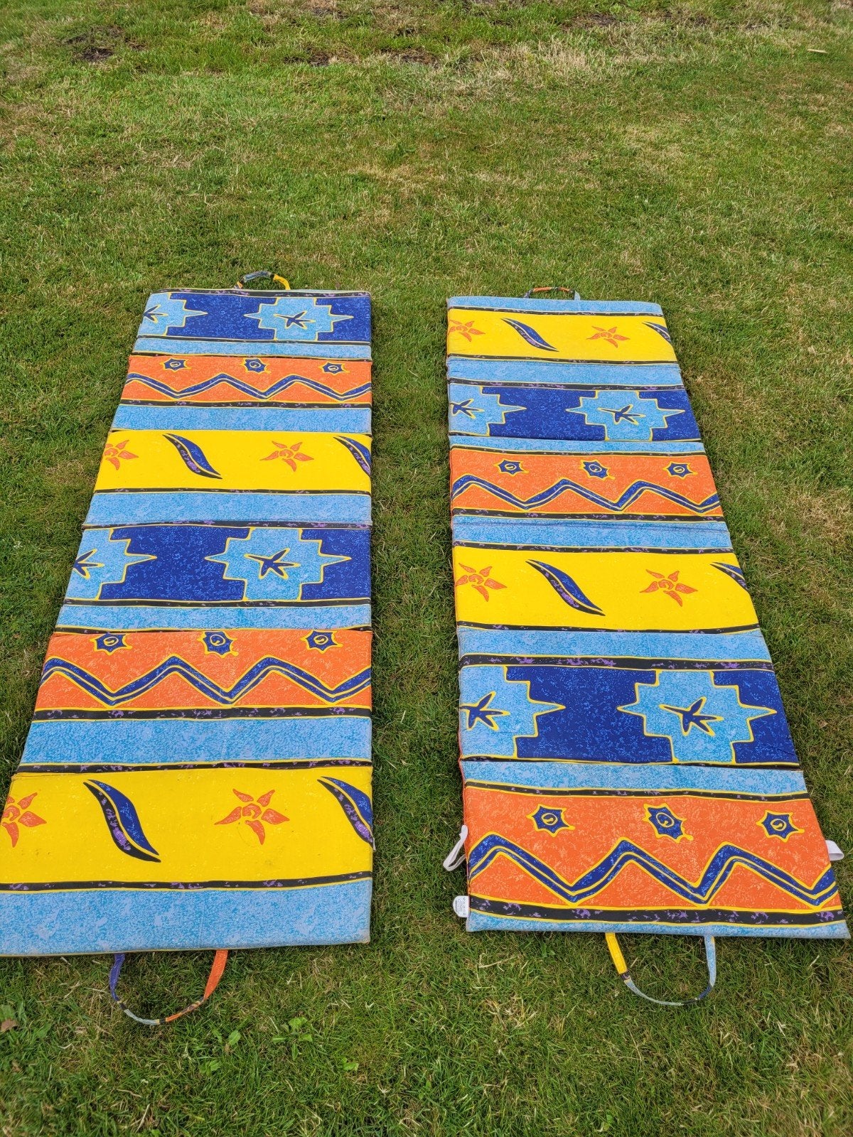Retro Opvouwbare Camping Matras / Strandmat, Ophalen