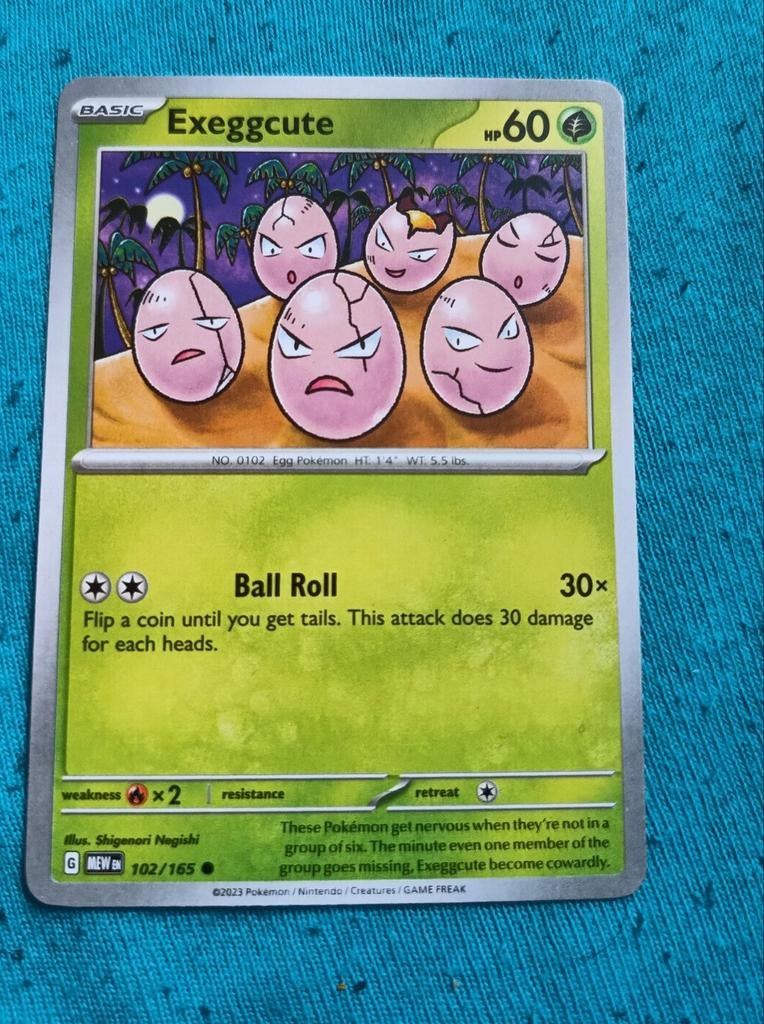 Exeggcute 102/165, Ophalen of Verzenden