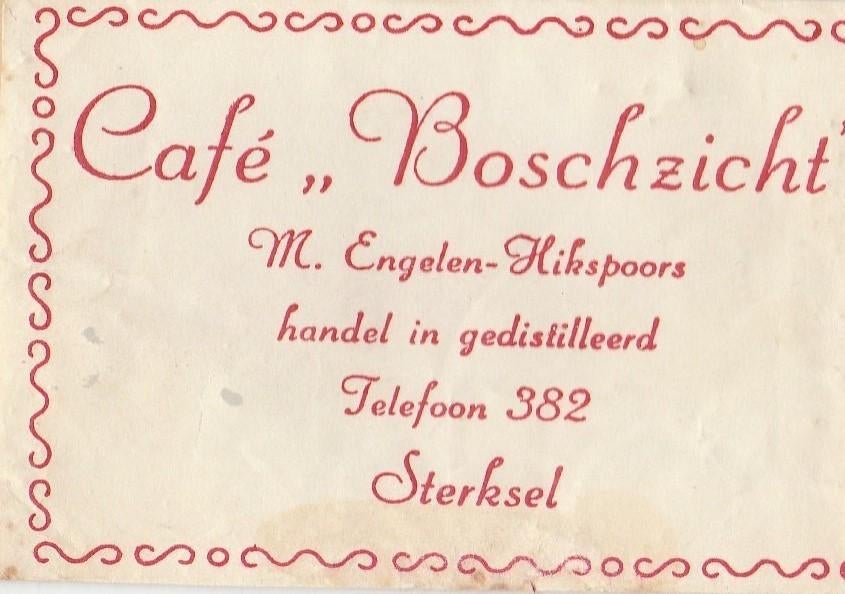 Boschzicht Sterksel - M Engelen - Hikspoors - gedistilleerd, Ophalen of Verzenden