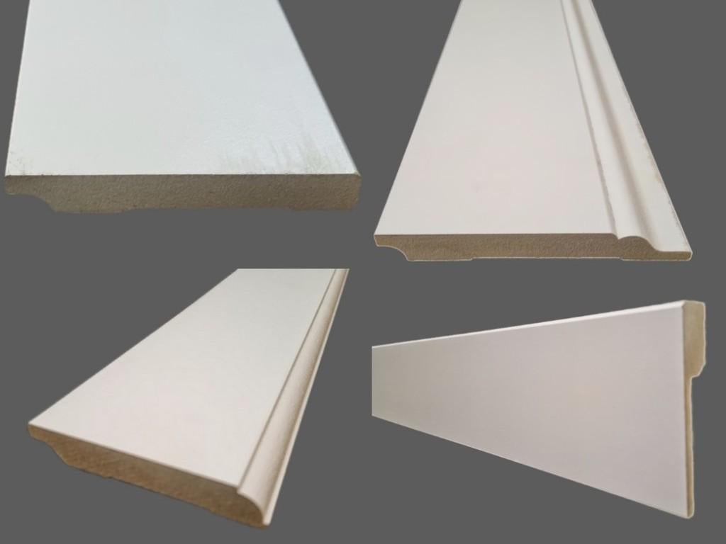 Mdf plinten 2.40 meter lang - vanaf € 1,00 p/m