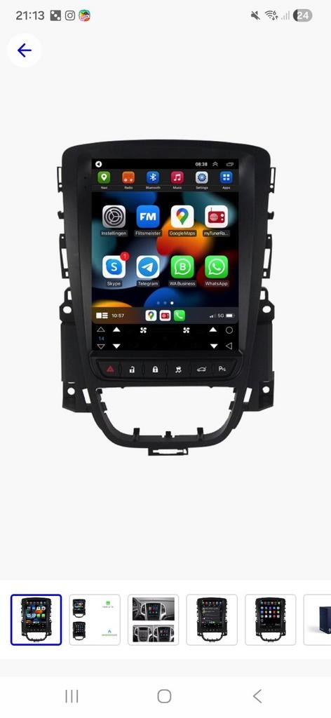 Autoradio gezocht opel  astra j, Auto diversen, Autoradio's, Ophalen of Verzenden, Nieuw