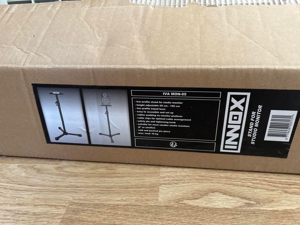 Studio Monitor Speaker Stands - INNOX IVA MON-05, Ophalen of Verzenden, Nieuw, Instrumentstandaard, Speaker