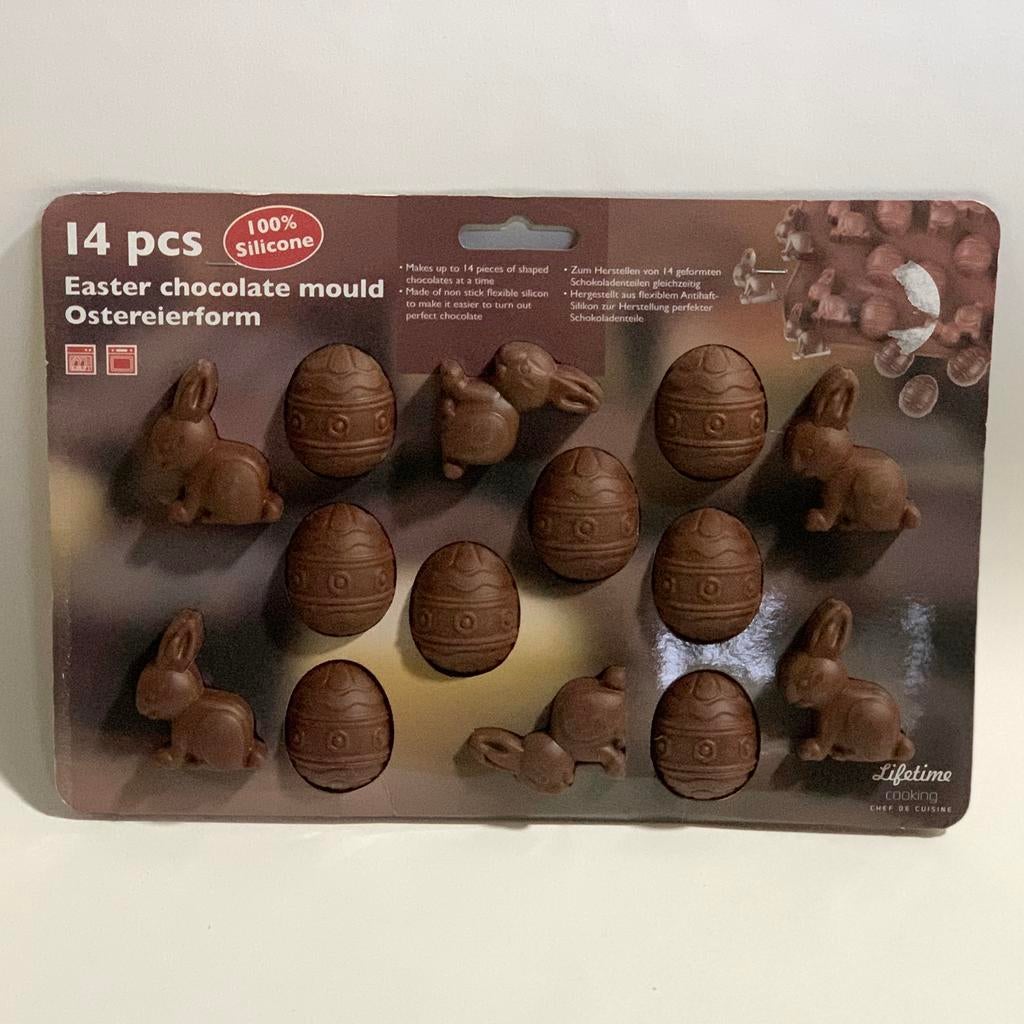 1 Lifetime silicone Paas chocolade gietvorm gietmal pasen