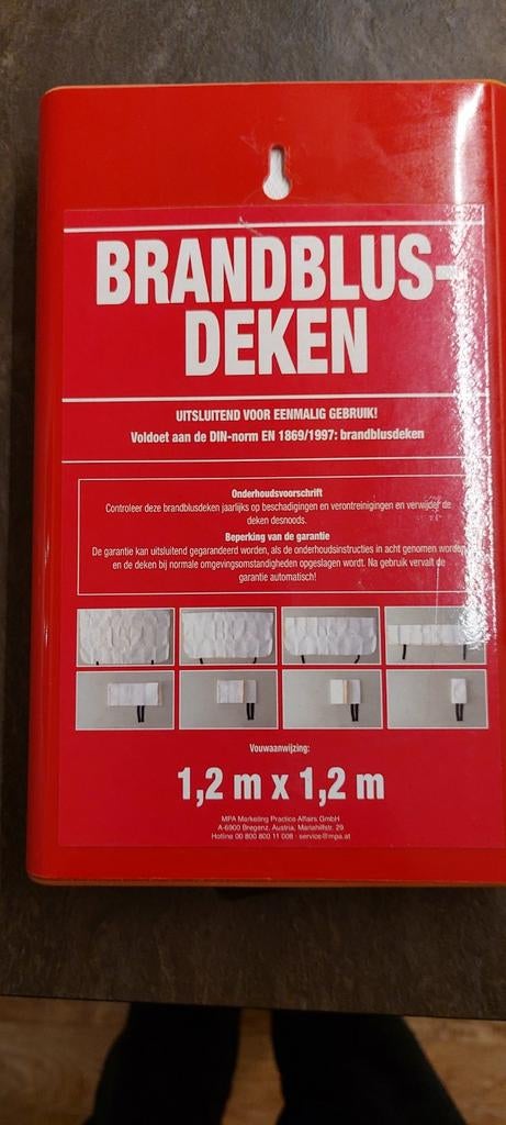 Brandblusdeken - Nieuw in verpakking, Ophalen of Verzenden, Nieuw