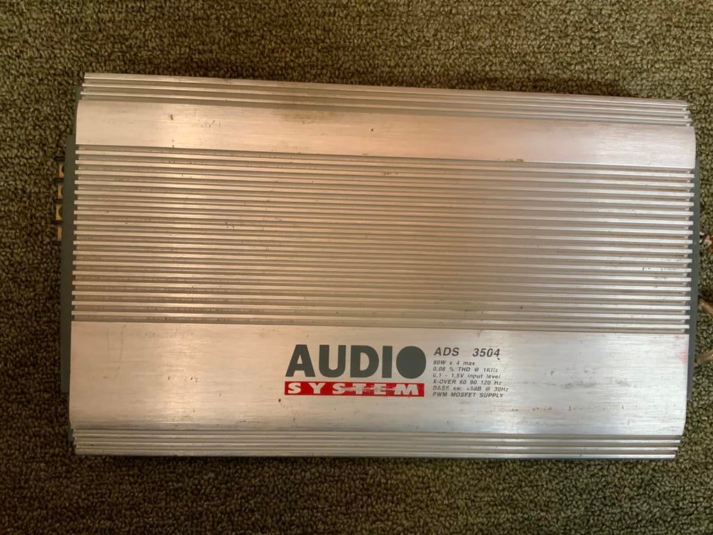 Twee Auto audio versterkers plus passieve subwoofer Philips, Auto diversen, Autospeakers, Ophalen, Gebruikt