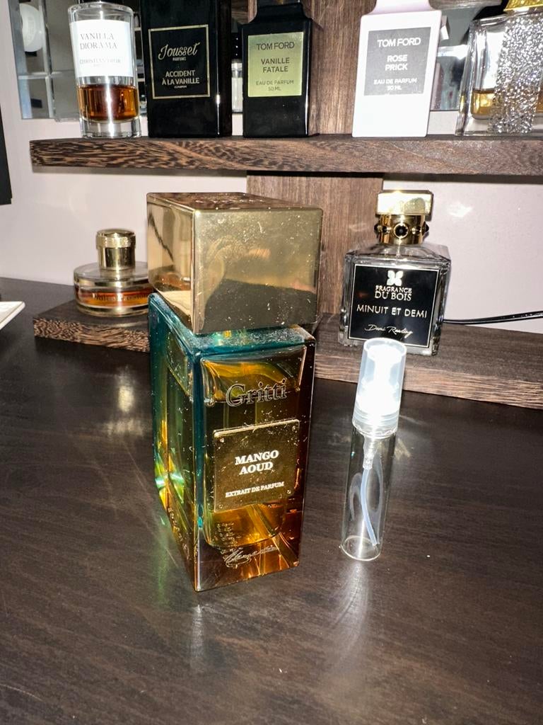Gritti Mango Aoud 5ml decant, Ophalen of Verzenden, Zo goed als nieuw