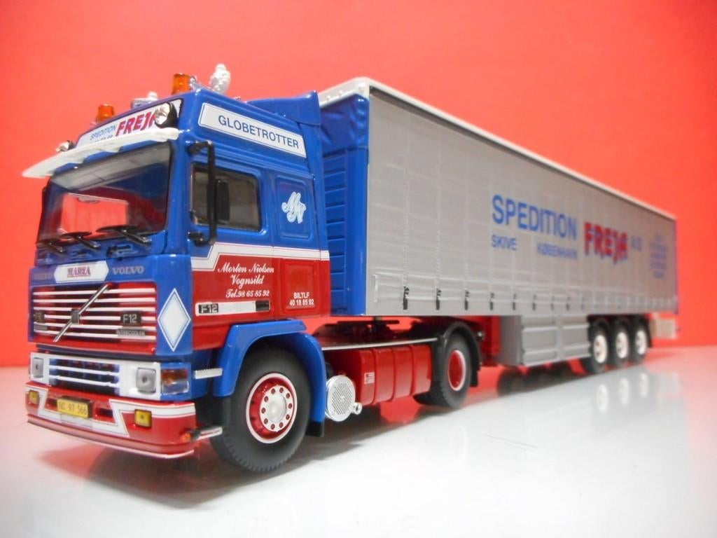 TEKNO VOLVO F12 MORTEN NIELSEN, DENEMARKEN 85451, Hobby en Vrije tijd, Modelauto's | 1:50, Ophalen of Verzenden, Nieuw, Bus of Vrachtwagen