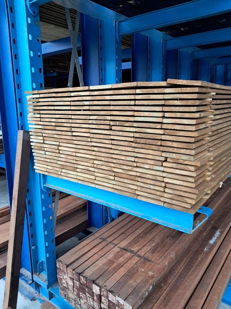 tuinhout geimpr. 140mm breed, Ophalen, Nieuw, 250 cm of meer, Planken