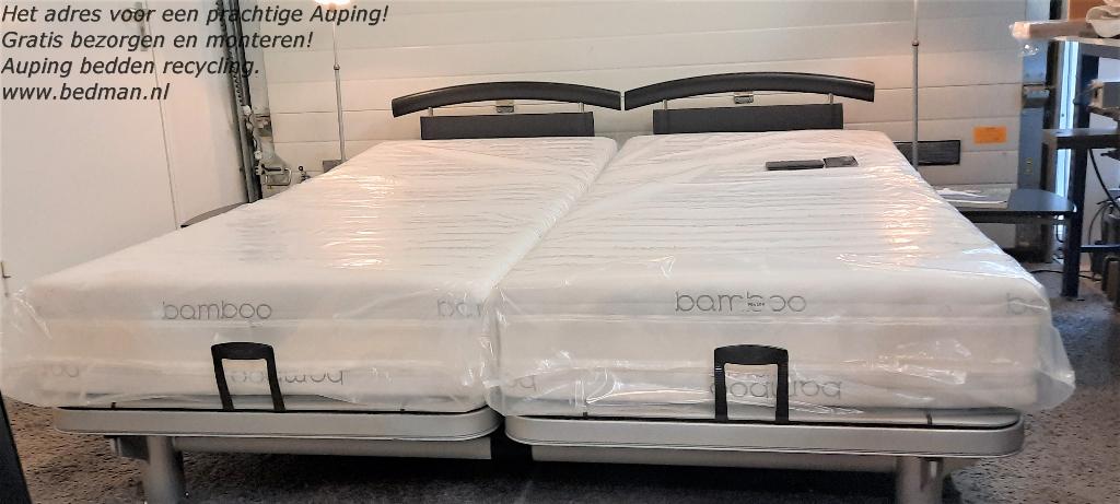 Prachtige Auping Royal, handverstelbaar! Gratis bez/Mont!, Huis en Inrichting, Slaapkamer | Bedden, Verstelbaar, Tweepersoons