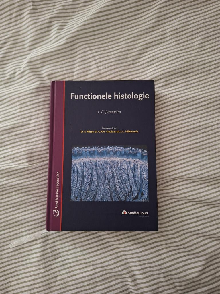 Functionele histologie - L.C. Junqueira, Boeken, Studieboeken en Cursussen, Zo goed als nieuw, L.C. Junqueira, Beta, HBO