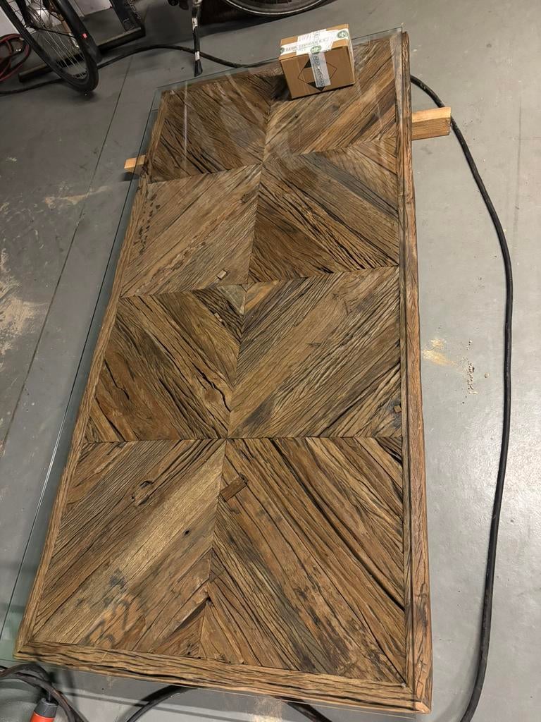 Gezocht Tafelblad, Huis en Inrichting, Tafels | Salontafels, Ophalen, 200 cm of meer, 50 tot 100 cm, Zo goed als nieuw