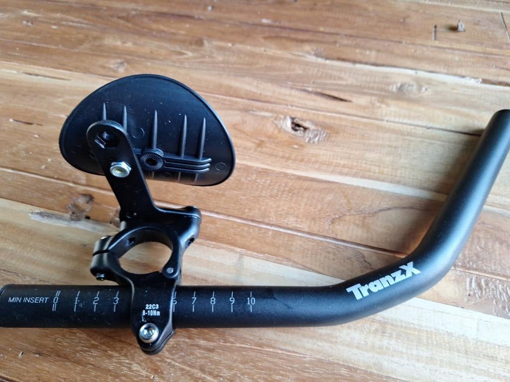 TranzX Aerobar / Opzetstuur - Nieuwstaat, Fietsen en Brommers, Fietsonderdelen, Ophalen of Verzenden, Zo goed als nieuw, Stuur