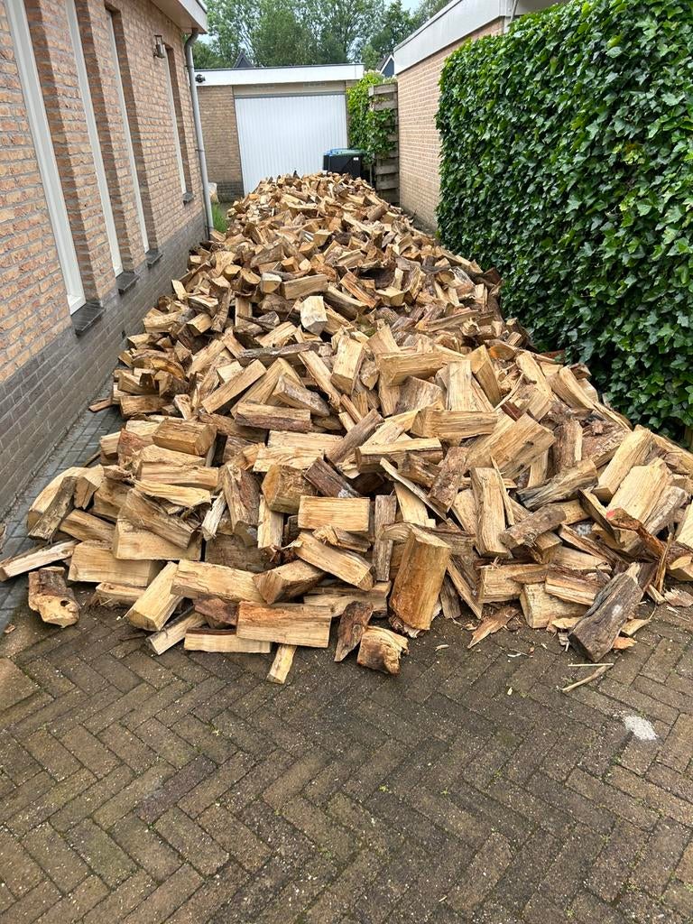 Geleverd aan huis! Haardhout/openhaardhout/brandhout, Tuin en Terras, 6 m³ of meer, Ophalen of Verzenden, Blokken