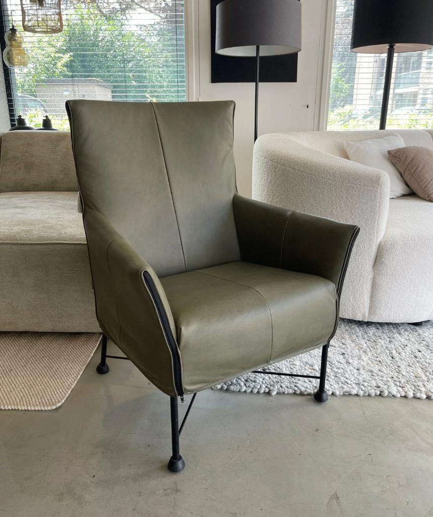 Montis Charly fauteuil herstofferen | Woonloods, Ophalen, Nieuw, Leer, 50 tot 75 cm