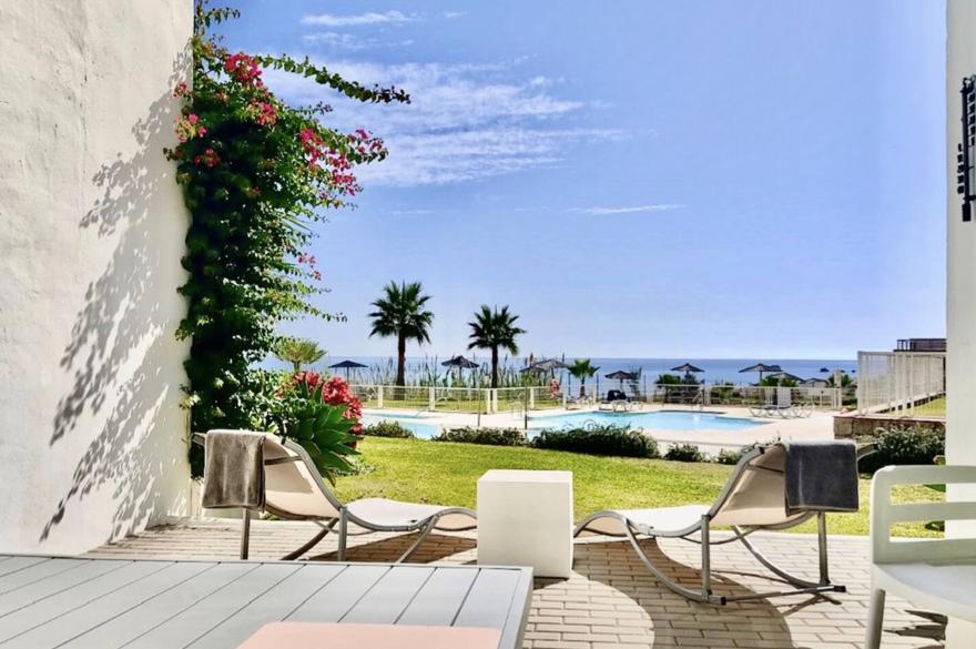 Luxe  gegane grond apartement direct aan zee, Wasmachine, 2 slaapkamers, Appartement, Costa del Sol