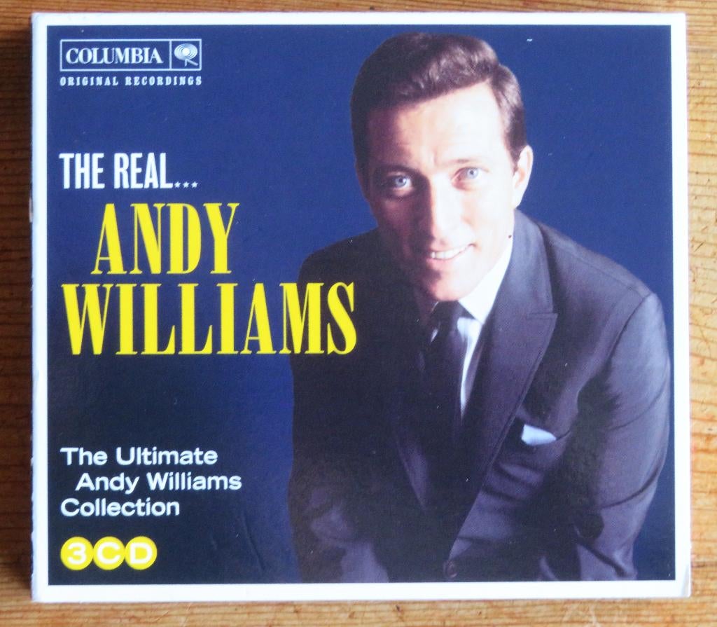 Box 3x CD Andy Williams: The Real Andy Williams 60 nummers, Ophalen of Verzenden, Zo goed als nieuw