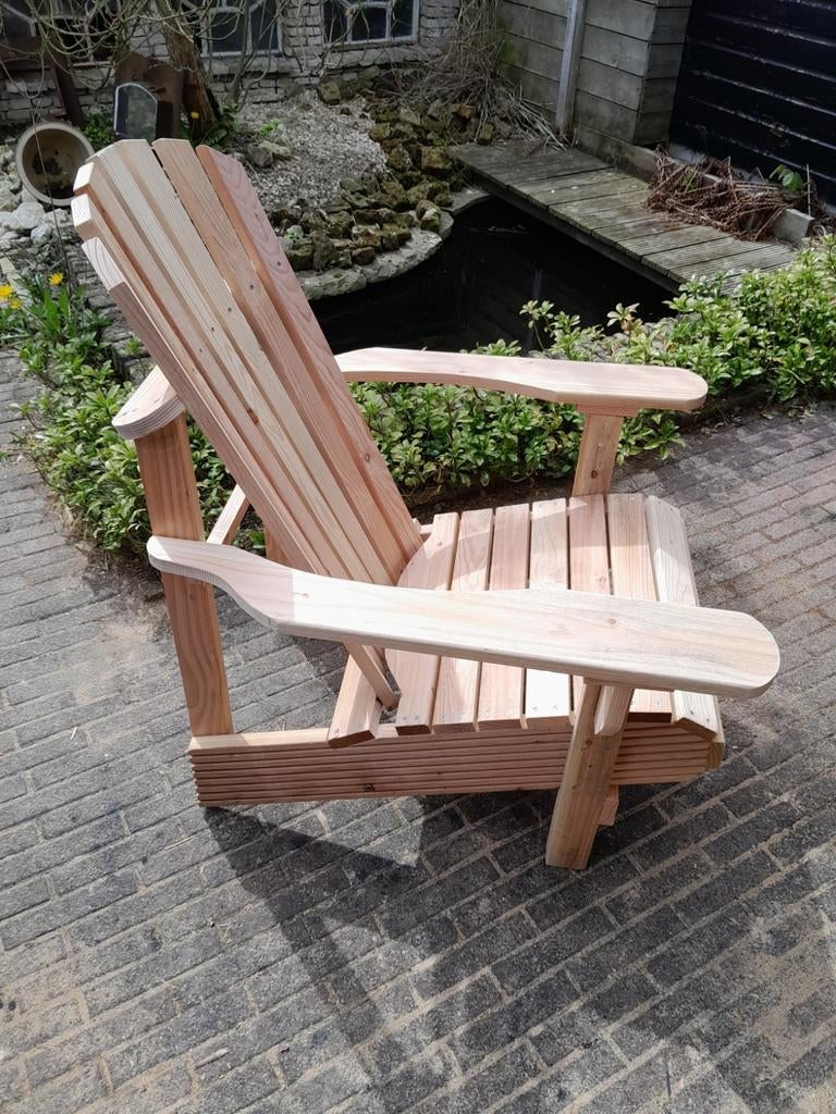 adirondack bearchair douglashout tuinset, Tuin en Terras, Ophalen of Verzenden, Nieuw, Hout
