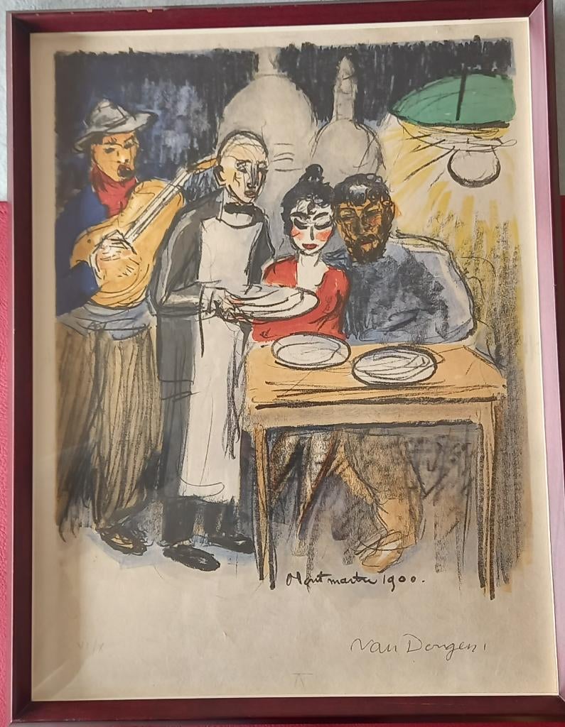 Van Dongen- zeer beperkte oplage, Antiek en Kunst, Kunst | Etsen en Gravures, Ophalen of Verzenden