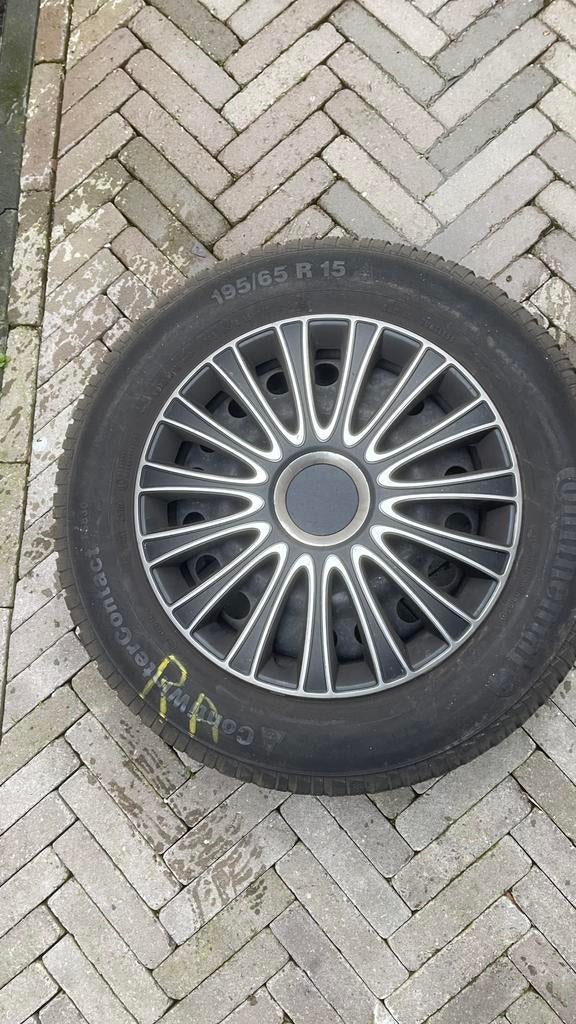 Continental ContiWinterContact banden – 195/65 R15 91T, Auto-onderdelen, Banden en Velgen, Ophalen, Gebruikt, 15 inch, Banden en Velgen