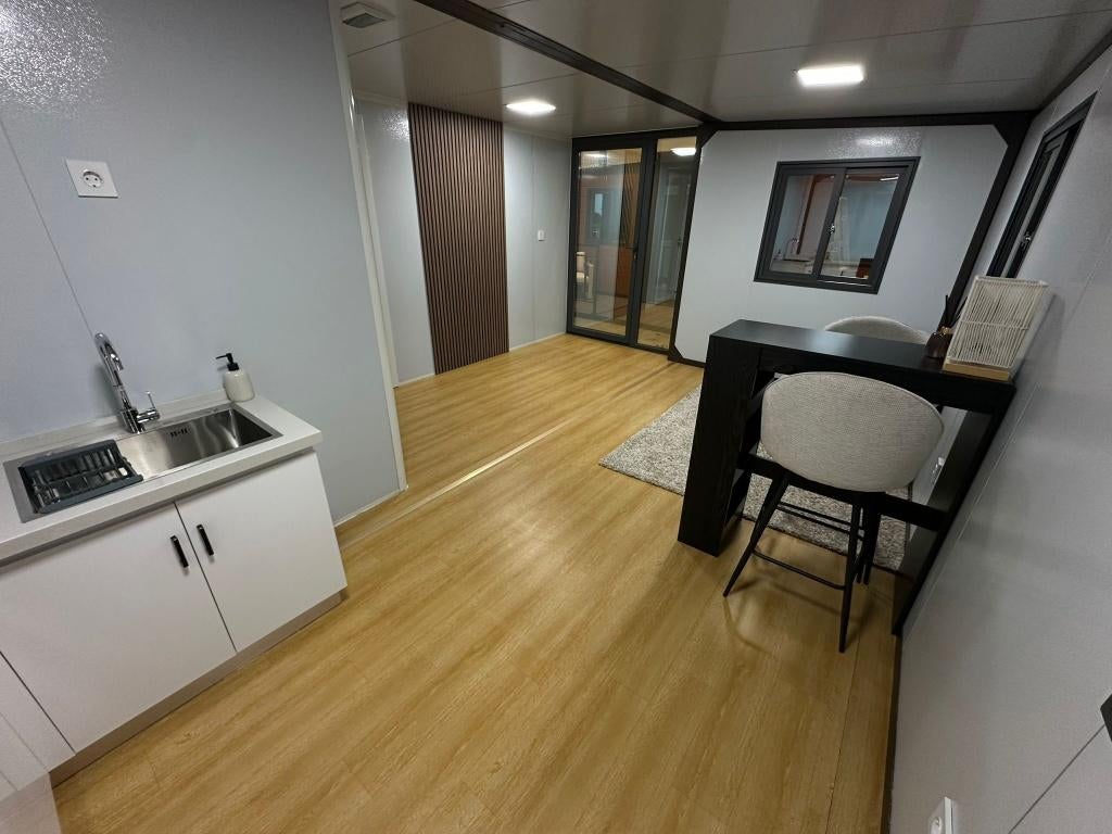 Tiny House, Containerwoning, Noodwoning, Tijdelijk Wonen, Nieuw, Ophalen of Verzenden, 400 cm of meer, Metaal