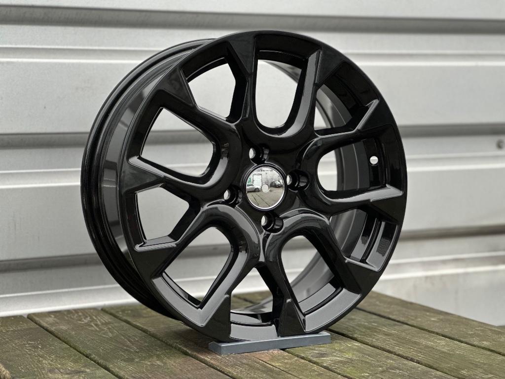 16" FIAT ABARTH Look Sportvelgen FITS FIAT 500, PANDA ABARTH, Auto-onderdelen, Banden en Velgen, Velg(en), Zomerbanden, 16 inch