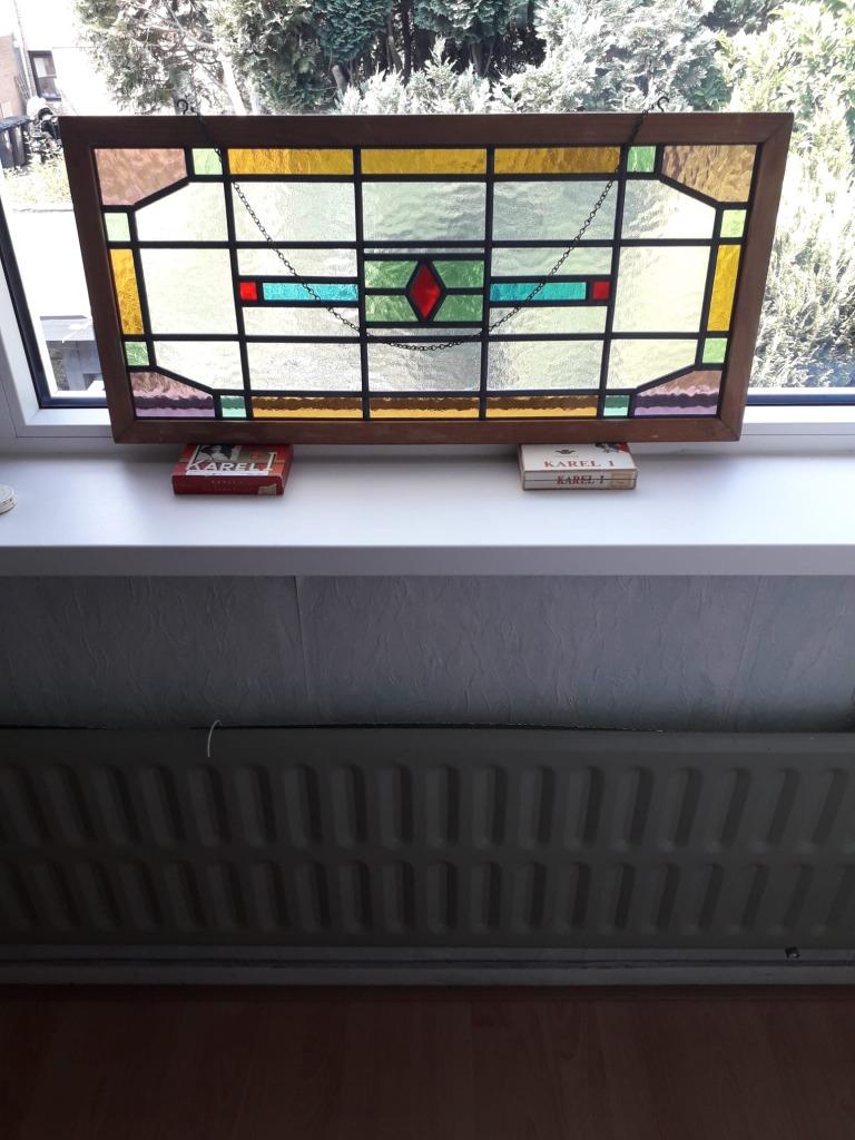 Glas in lood, Doe-het-zelf en Verbouw, Glas en Ramen, Ophalen, Zo goed als nieuw, Glas in lood