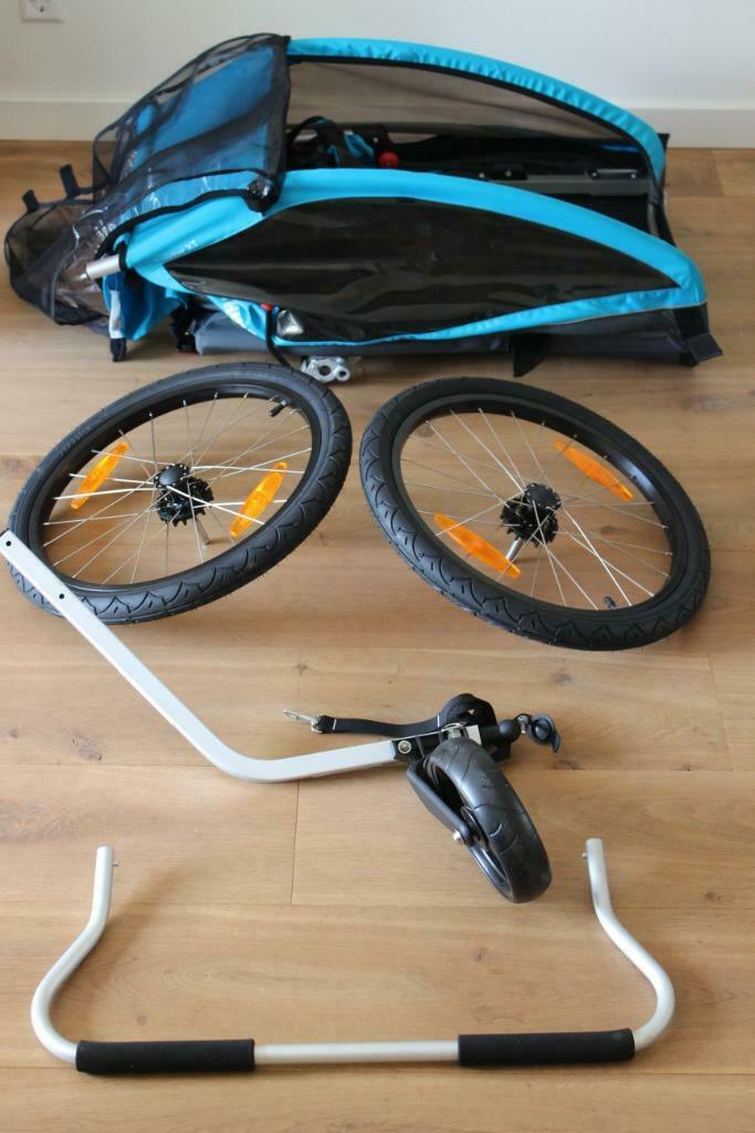 TE HUUR Fietskar Thule Coaster XT (vanaf €4,50 p.d.), Fietsen en Brommers, Fietsaccessoires | Aanhangers en Karren, Opvouwbaar