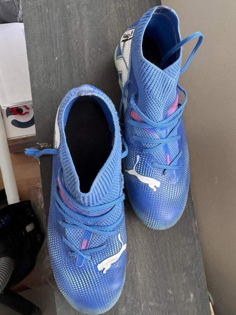 Puma Voetbalschoenen met Sok - Gebruikt, Ophalen of Verzenden, Gebruikt, Schoenen