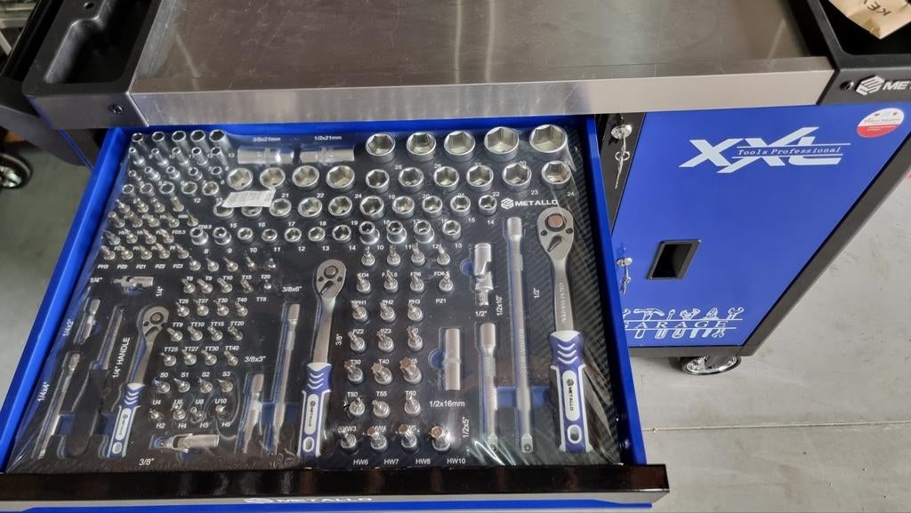 metallo gereedschapwagen met koelkast, Ophalen of Verzenden, Nieuw