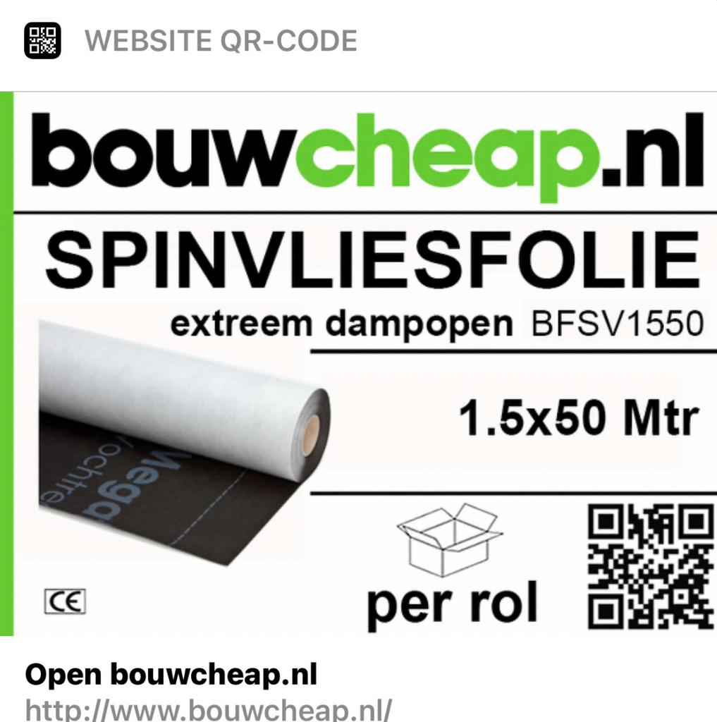Megatec dakfolie nu in prijsverlaagd, Ophalen of Verzenden, Nieuw, Zwart, 15 m² of meer