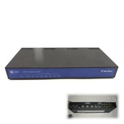 AT&T NetGate 8200 SG8200 McAfee 8-Port Firewall Switch, Ophalen of Verzenden, Gebruikt, Router met modem