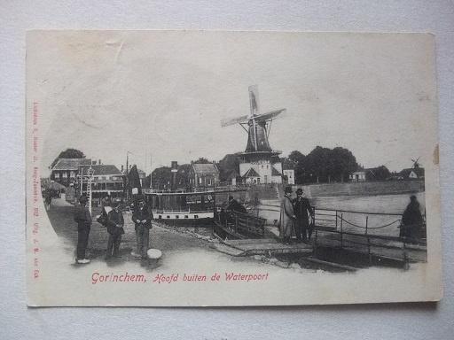 P137 Gorinchem - Hoofd buiten de Waterpoort, Verzenden, Voor 1920, Gelopen, Zuid-Holland