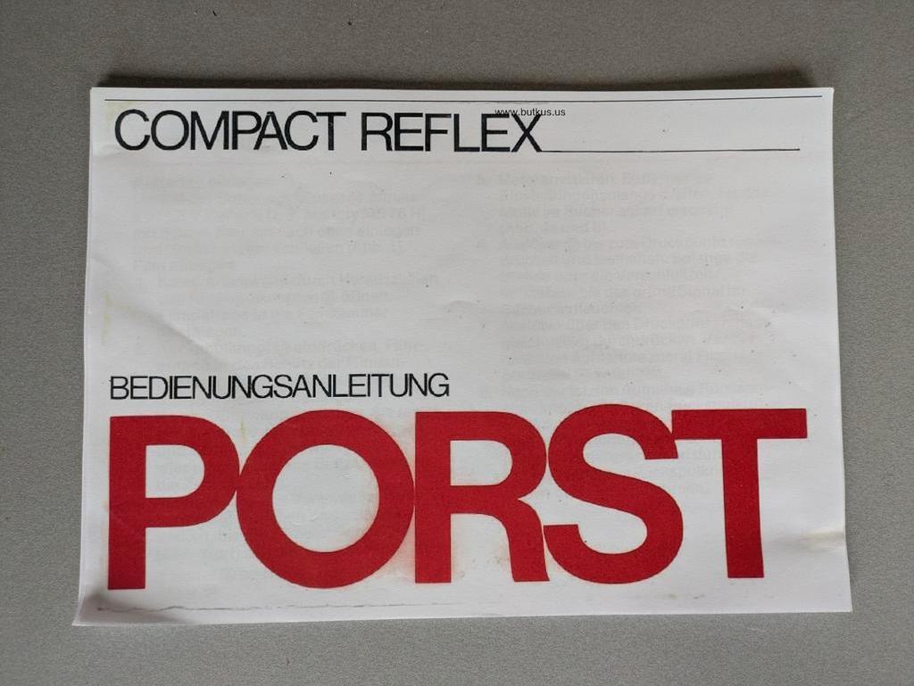 Porst Compact Reflex 50mm 1.8 - Analoge SLR Camera, Ophalen of Verzenden, Gebruikt, Spiegelreflex, Overige Merken