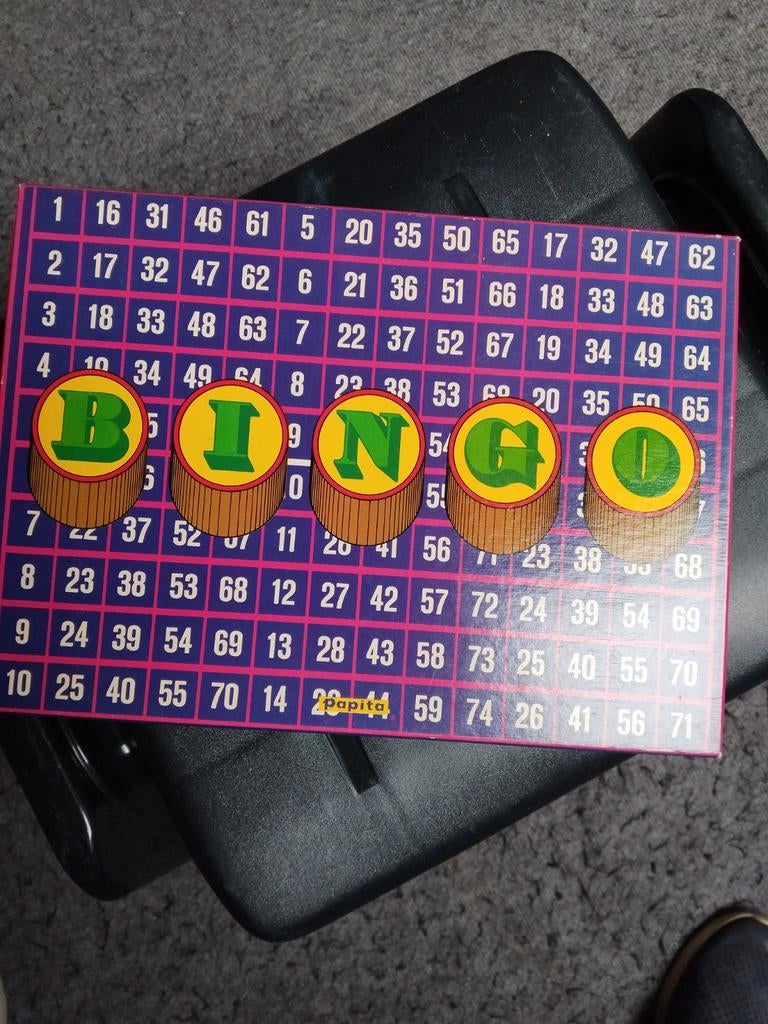 Vintage Bingo Spel, Ophalen of Verzenden, Gebruikt, Pepita