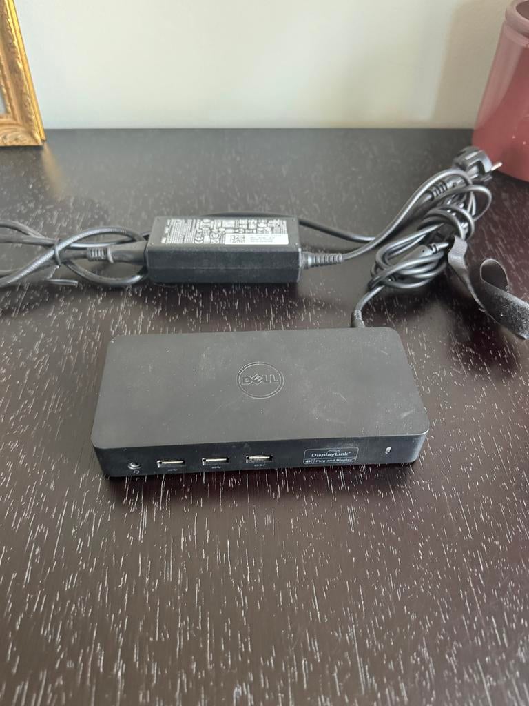 Dell D3100 4K Docking Station, Computers en Software, Ophalen of Verzenden, Gebruikt, Docking station, Laptop
